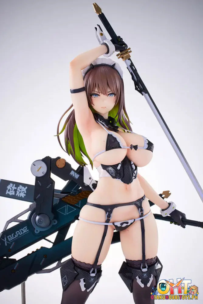 Alphamax Illustration By Nidy-2D- Meido-Busou: Blade 1/7 Pixel Philia 18 Std Ver. Scale Figure