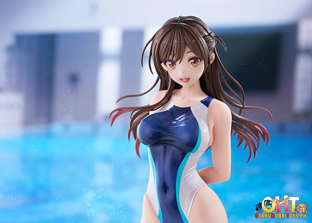 AMAKUNI 1/7 Rent-a-Girlfriend Chizuru Mizuhara Light Blue Line Swimwear Ver. Scale Figure