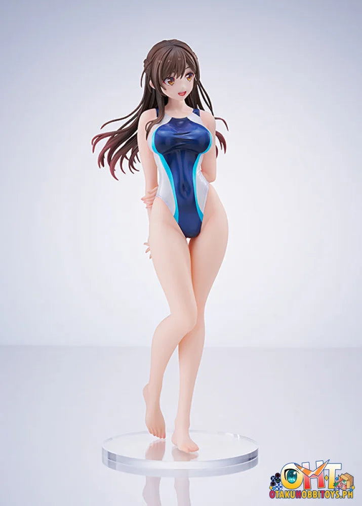 AMAKUNI 1/7 Rent-a-Girlfriend Chizuru Mizuhara Light Blue Line Swimwear Ver. Scale Figure