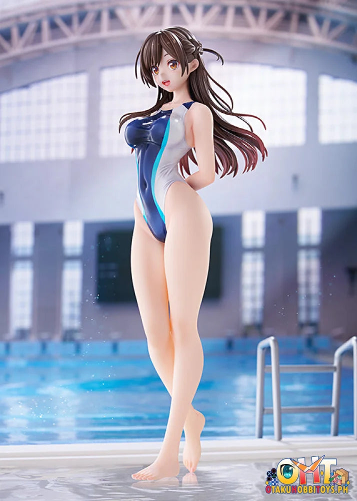 AMAKUNI 1/7 Rent-a-Girlfriend Chizuru Mizuhara Light Blue Line Swimwear Ver. Scale Figure
