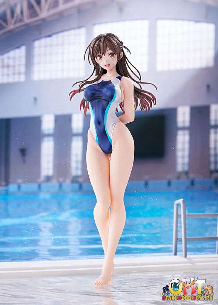AMAKUNI 1/7 Rent-a-Girlfriend Chizuru Mizuhara Light Blue Line Swimwear Ver. Scale Figure