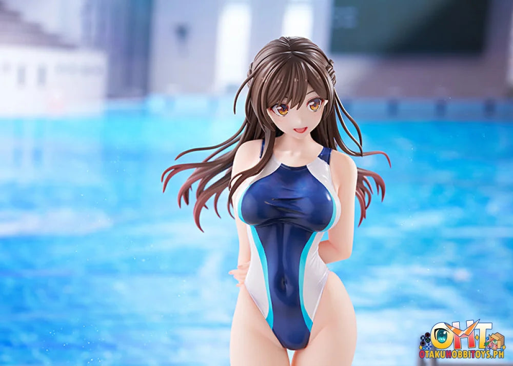 AMAKUNI 1/7 Rent-a-Girlfriend Chizuru Mizuhara Light Blue Line Swimwear Ver. Scale Figure