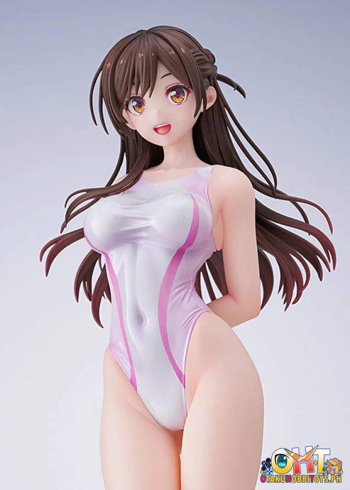 AMAKUNI 1/7 Rent-a-Girlfriend Chizuru Mizuhara Pink Line Swimwear Ver. Scale Figure
