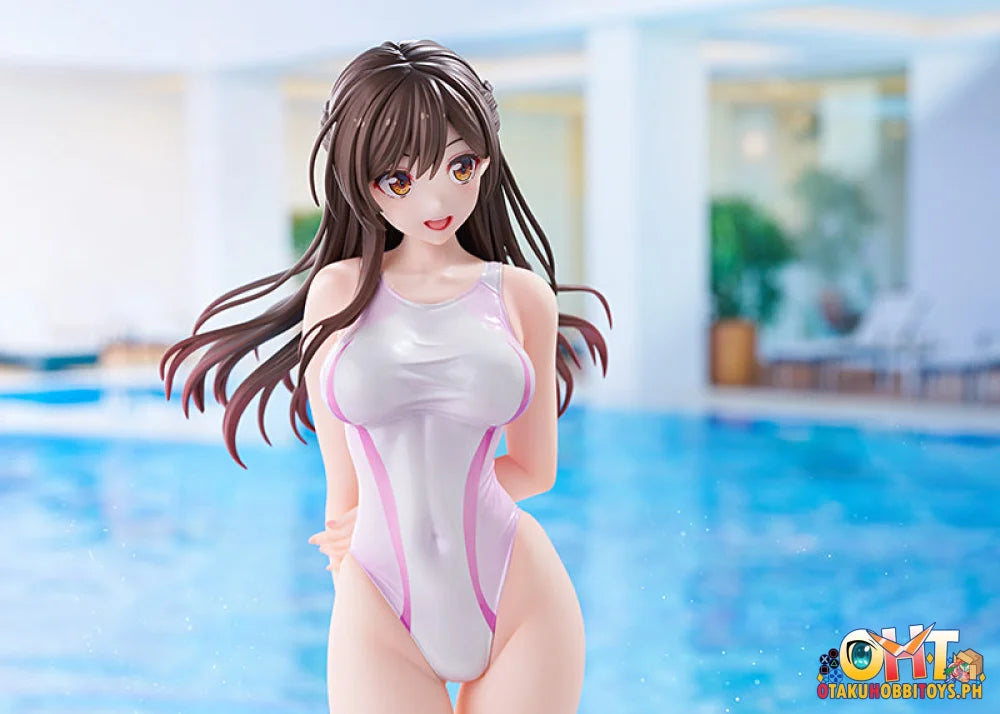 AMAKUNI 1/7 Rent-a-Girlfriend Chizuru Mizuhara Pink Line Swimwear Ver. Scale Figure