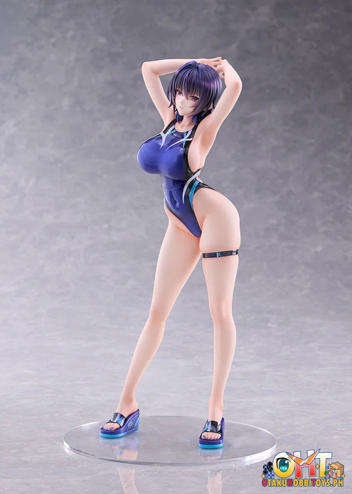 AMAKUNI Halcon Illustration 1/7 Swimsuit Silhouette Kasumi Kenzaki Competition Swimsuit Ver. - Scale Figure