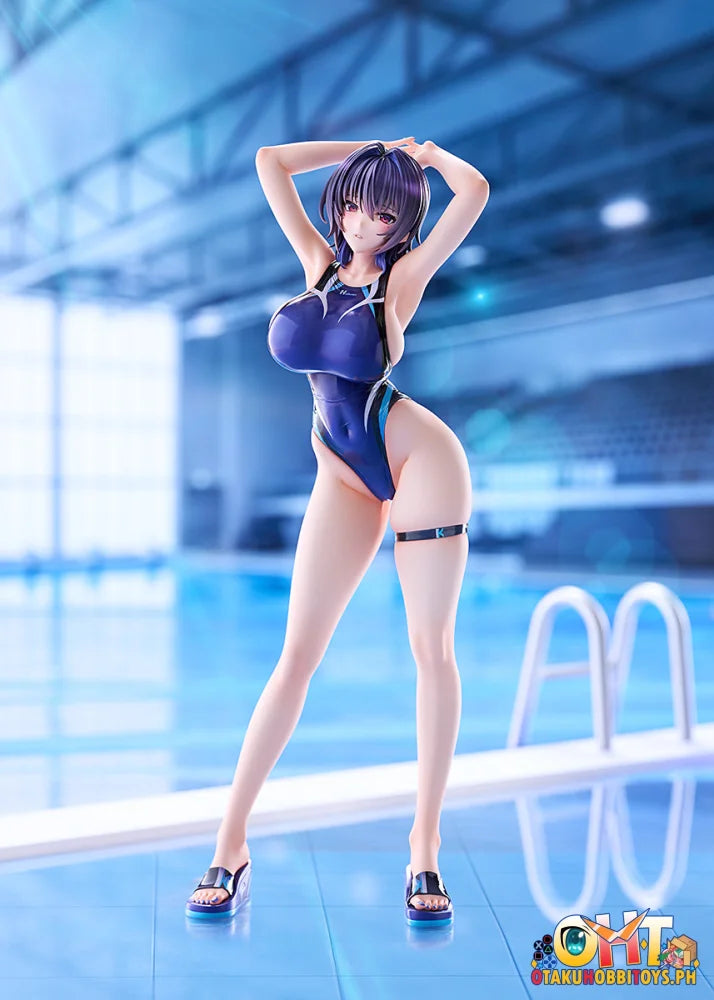 AMAKUNI Halcon Illustration 1/7 Swimsuit Silhouette Kasumi Kenzaki Competition Swimsuit Ver. - Scale Figure