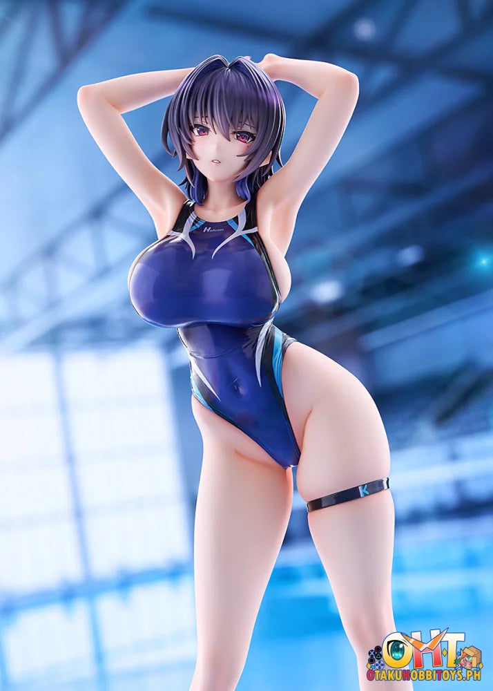 AMAKUNI Halcon Illustration 1/7 Swimsuit Silhouette Kasumi Kenzaki Competition Swimsuit Ver. - Scale Figure