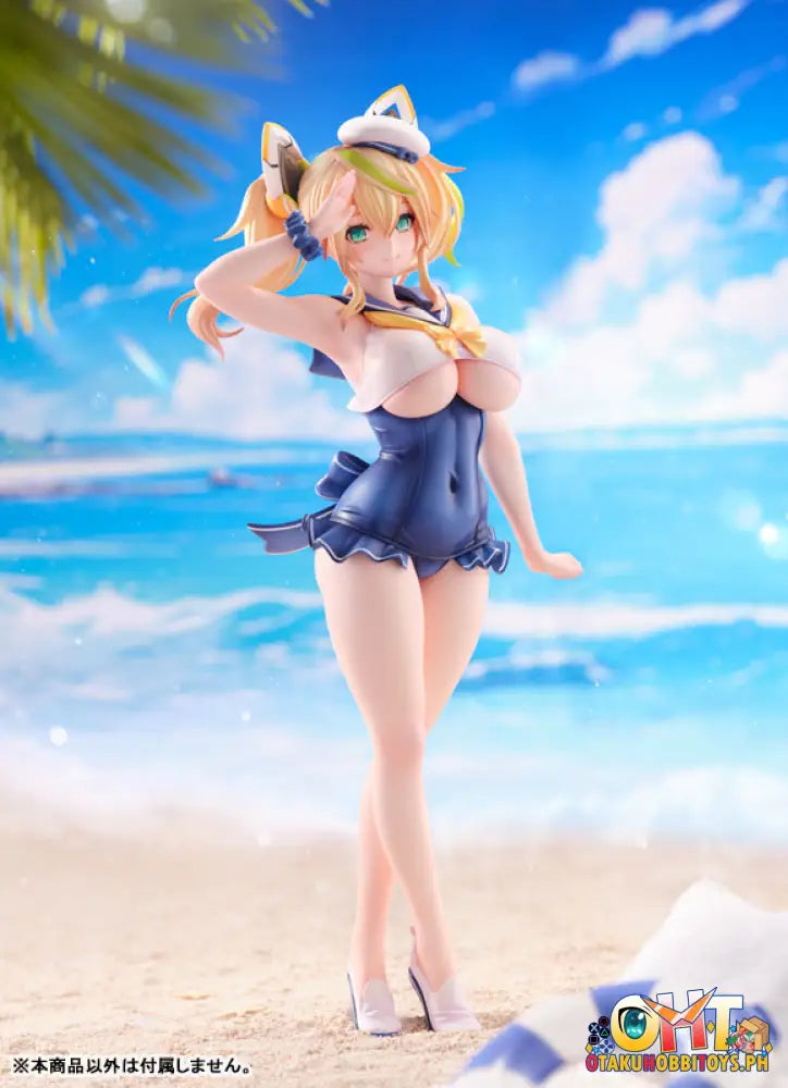 Amiami X Amakuni Phantasy Star Online 2 Es 1/7 Cool Breeze Gene - Summer Vacation Scale Figure