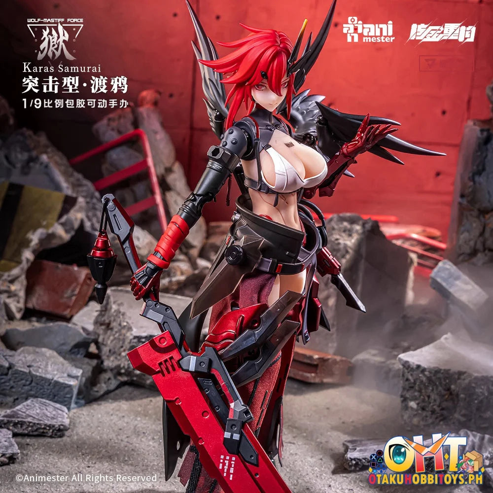 Animester 1/9 Nuclear Gold Reconstruction Wolf-Mastiff Force Karas Samurai Action Figure Articulated Figure