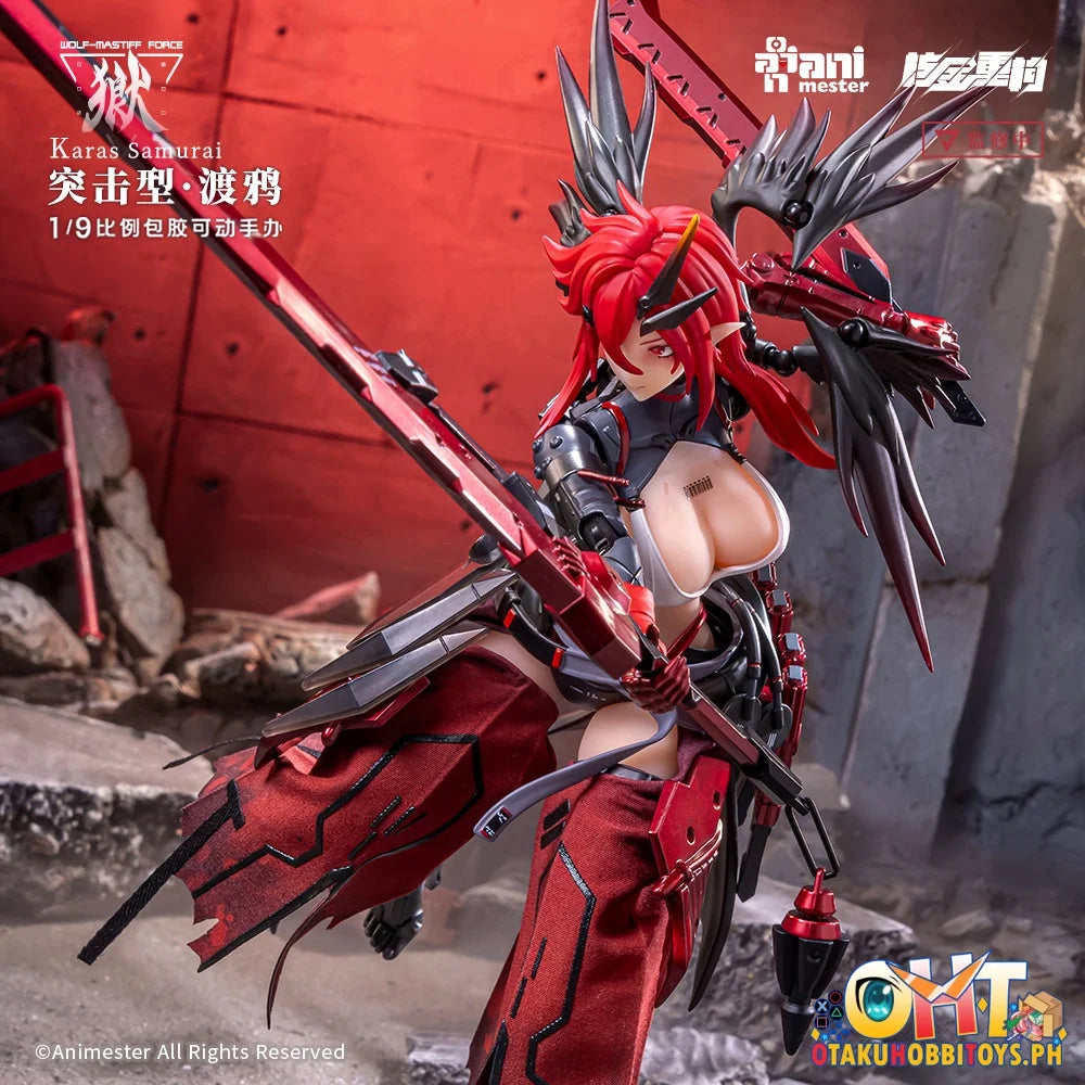 Animester 1/9 Nuclear Gold Reconstruction Wolf-Mastiff Force Karas Samurai Action Figure Articulated Figure