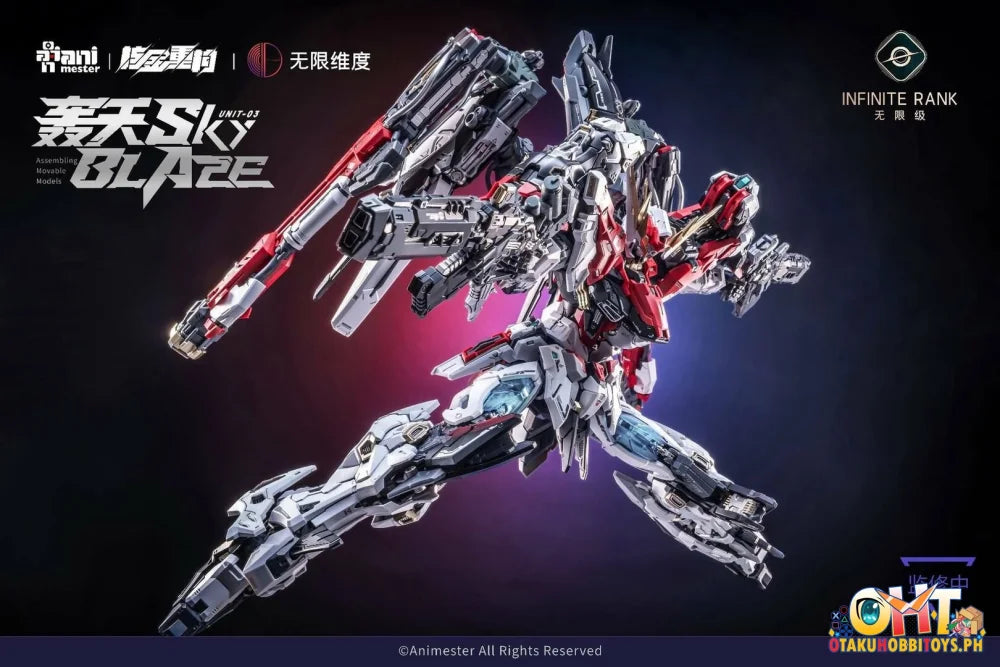 Animester x Infinite Dimension 1/72 Alloy Mecha No.03 Sky Blaze - Scale Figure