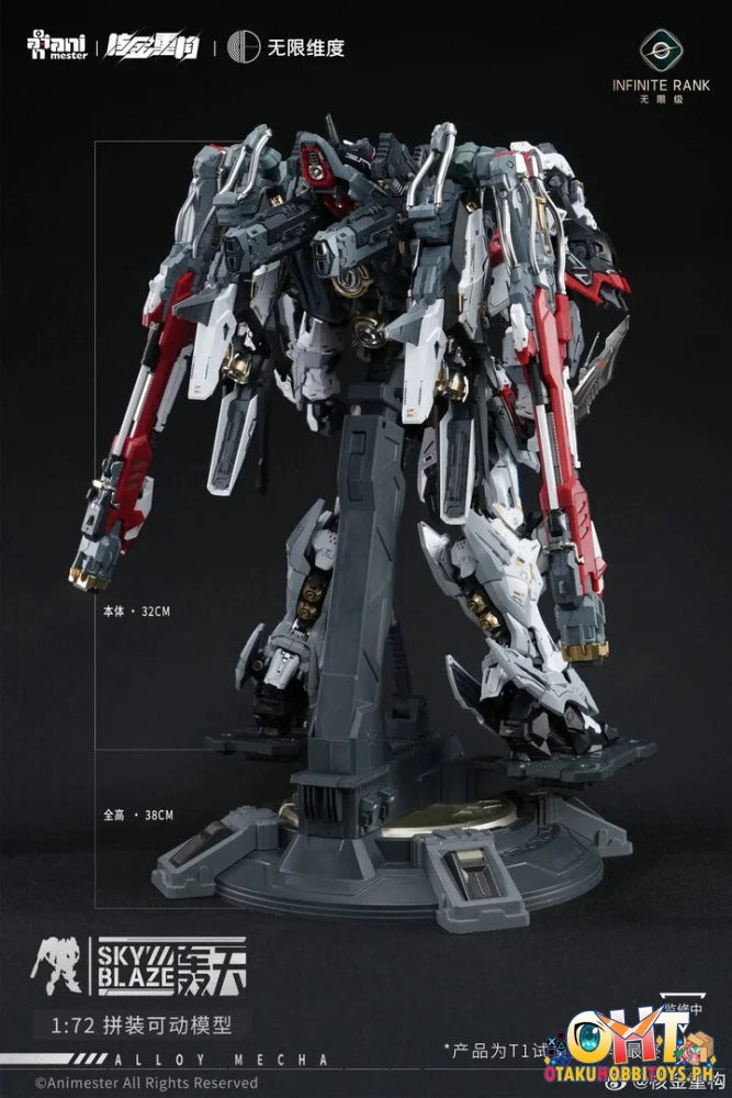 Animester x Infinite Dimension 1/72 Alloy Mecha No.03 Sky Blaze - Scale Figure