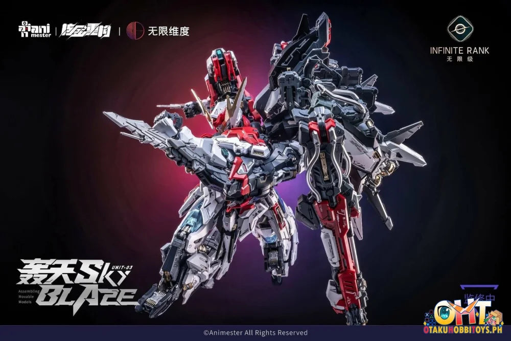 Animester x Infinite Dimension 1/72 Alloy Mecha No.03 Sky Blaze - Scale Figure