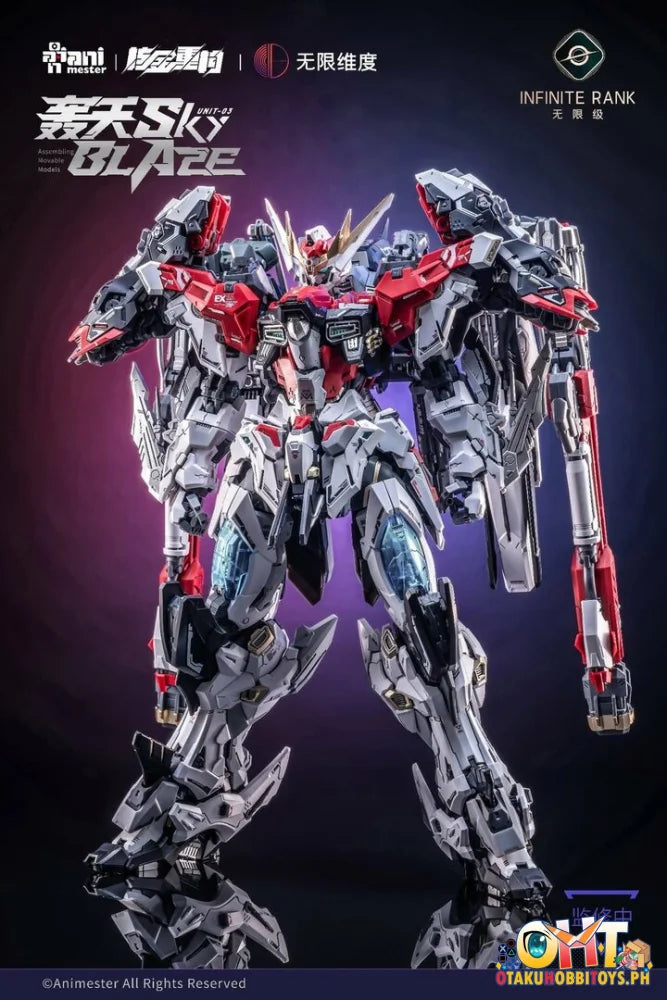 Animester x Infinite Dimension 1/72 Alloy Mecha No.03 Sky Blaze - Scale Figure