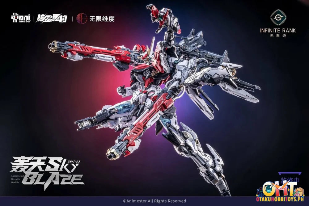 Animester x Infinite Dimension 1/72 Alloy Mecha No.03 Sky Blaze - Scale Figure