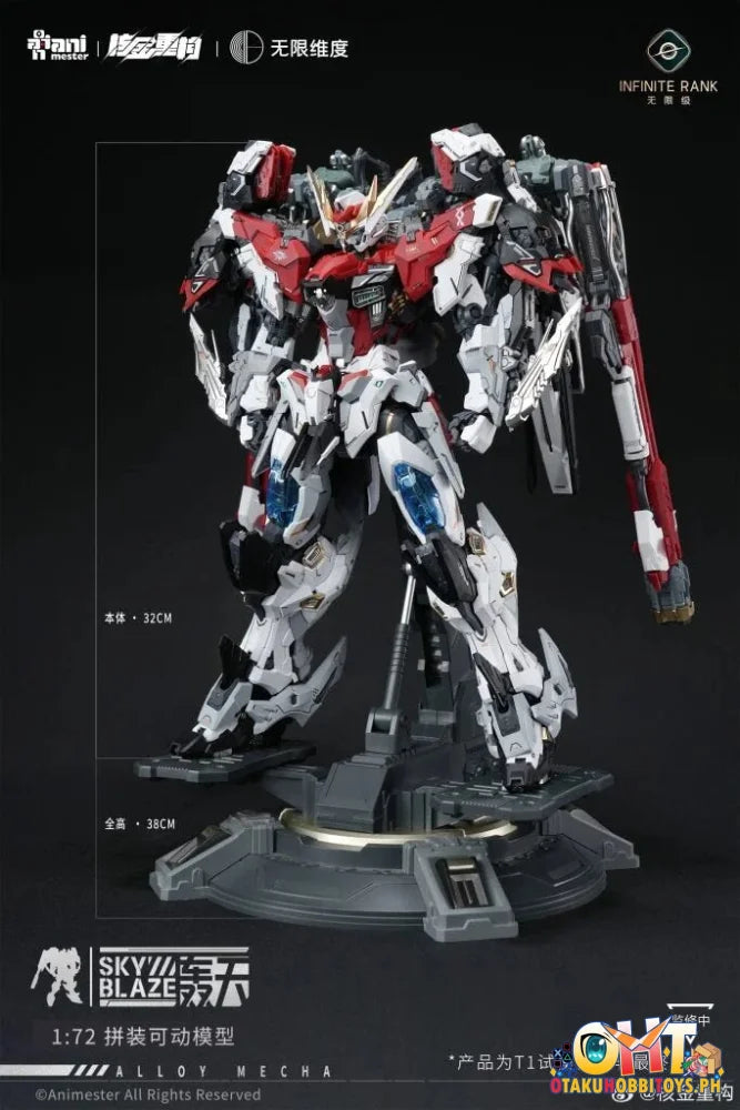 Animester x Infinite Dimension 1/72 Alloy Mecha No.03 Sky Blaze - Scale Figure