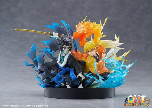 Aniplex 1/7 Demon Slayer: Kimetsu no Yaiba Demon Slayer: Kimetsu no Yaiba Zenitsu Agatsuma & Kaigaku Non-Scale Figure