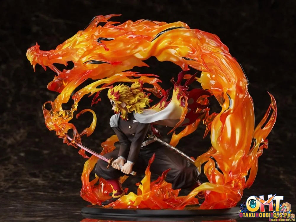 Aniplex Demon Slayer: Kimetsu no Yaiba Mugen Train Arc 1/8 Kyojuro Rengoku Flame Breathing Ninth Form: Rengoku - ON HAND