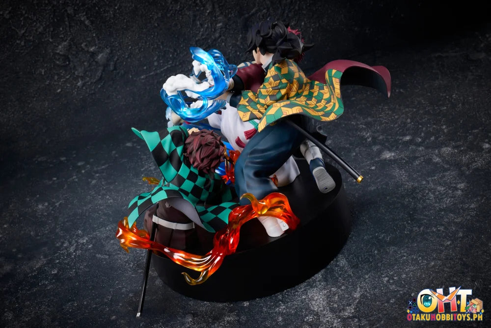 Aniplex Demon Slayer Kimetsu no Yaiba Tanjiro Kamado & Giyu Tomioka & Akaza Figure
