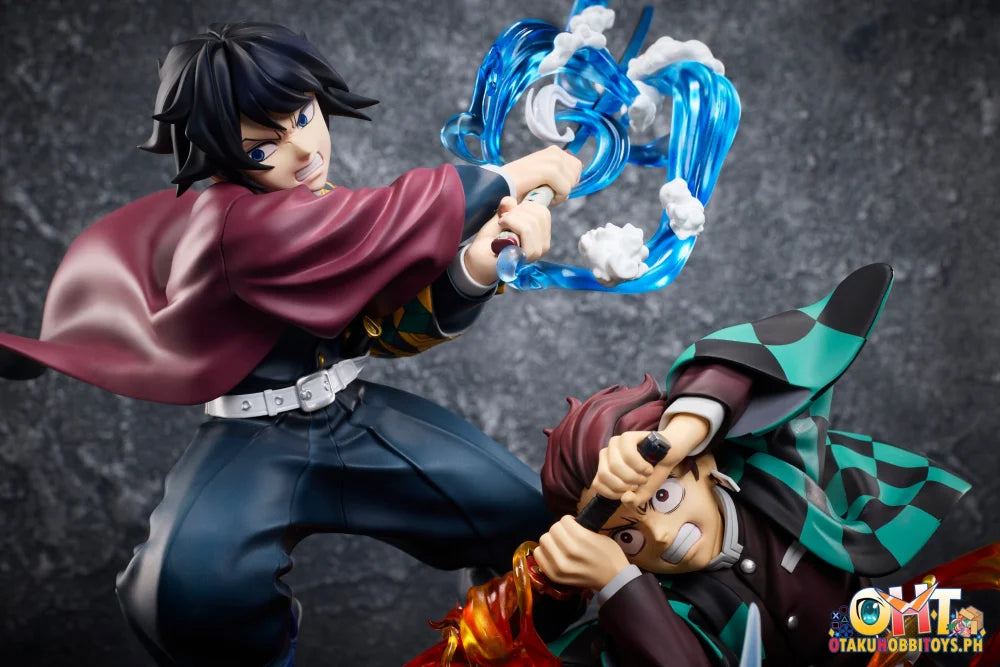 Aniplex Demon Slayer Kimetsu no Yaiba Tanjiro Kamado & Giyu Tomioka & Akaza Figure