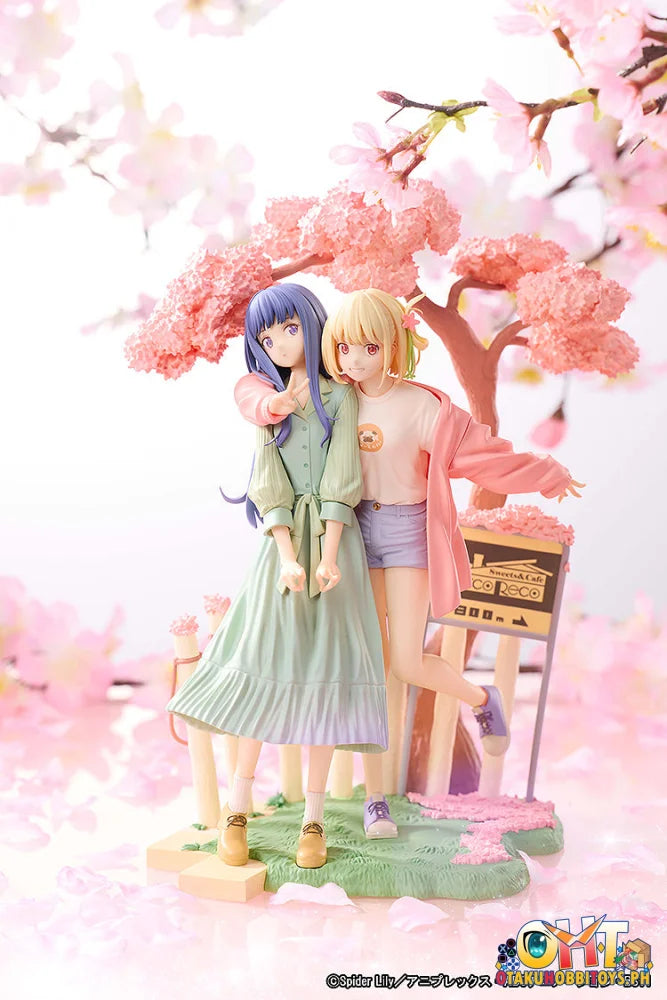 Aniplex Lycoris Recoil Chisato Nishikigi & Takina Inoue Spring Ver. Non-Scale Figure - Scale Figure