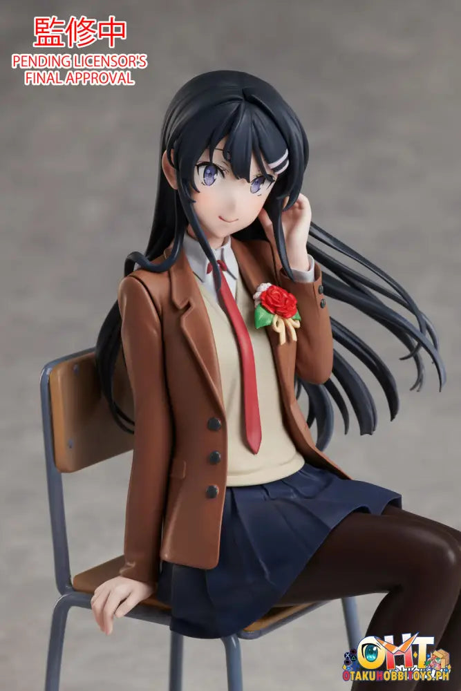 Aniplex Rascal Does Not Dream Of A Knapsack Kid Mai Sakurajima Graduation Ver. Scale Figure