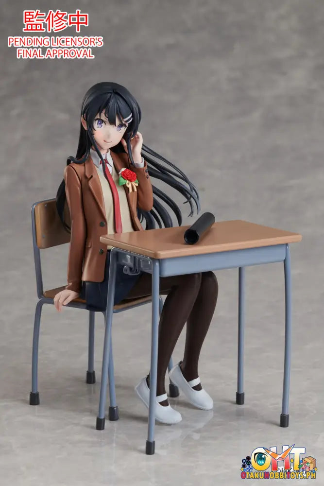 Aniplex Rascal Does Not Dream Of A Knapsack Kid Mai Sakurajima Graduation Ver. Scale Figure