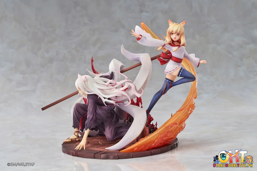 Apex Toys 1/7 Sengoku Youko - Jinka & Tama W/ Bonus Reflective Postcard And Poster Scale Figure