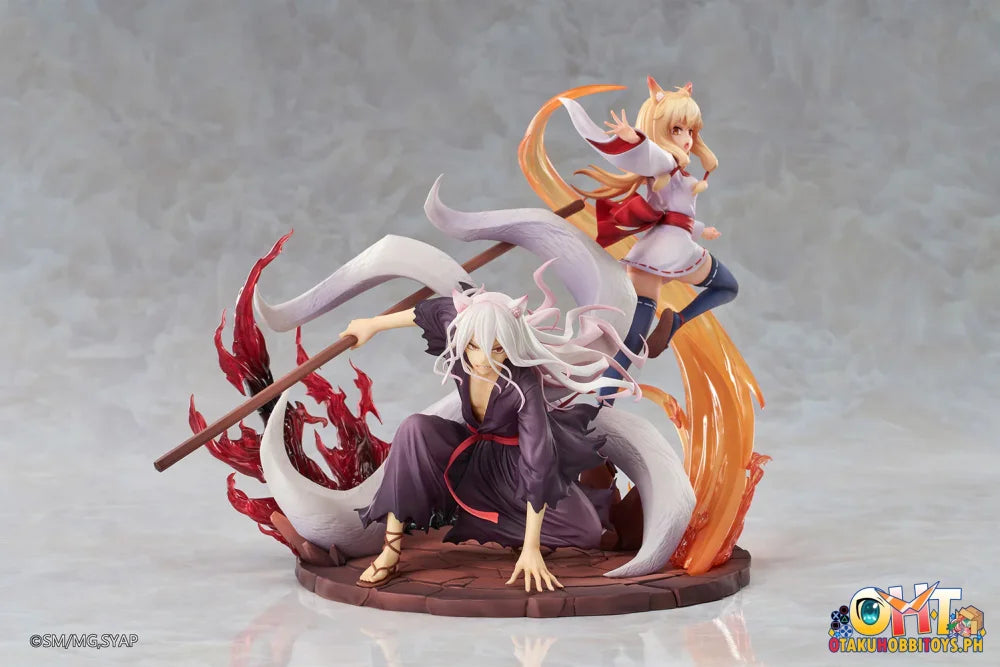 Apex Toys 1/7 Sengoku Youko - Jinka & Tama W/ Bonus Reflective Postcard And Poster Scale Figure