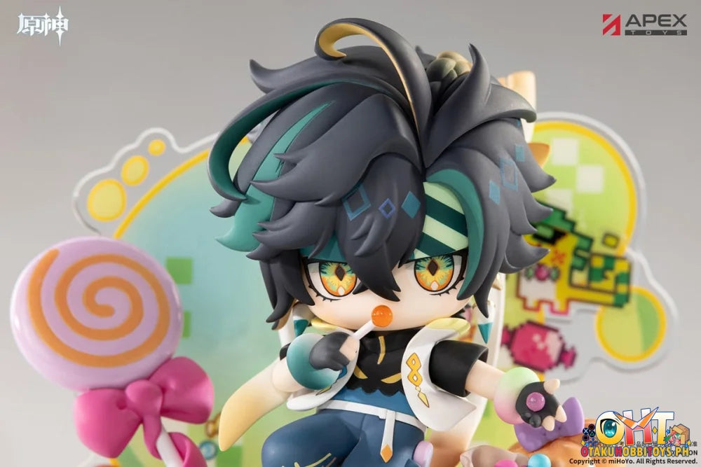 APEX TOYS Genshin Impact Twilight Whimsy Series - Kinich Chibi Painted Figure w BONUS