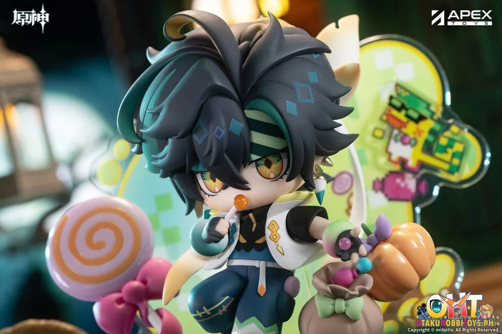 APEX TOYS Genshin Impact Twilight Whimsy Series - Kinich Chibi Painted Figure w BONUS