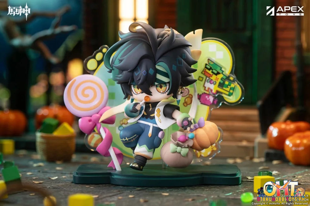 APEX TOYS Genshin Impact Twilight Whimsy Series - Kinich Chibi Painted Figure w BONUS