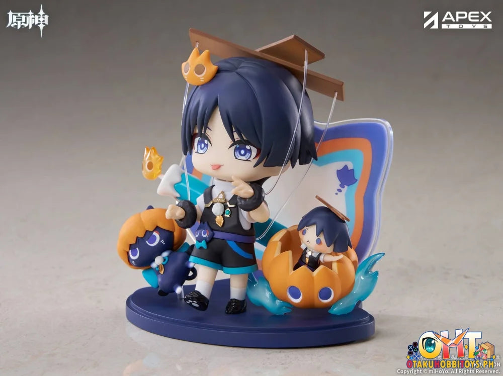 APEX TOYS Genshin Impact Wanderer: Twilight Whimsy Chibi Figure w/ BONUS
