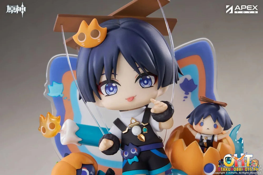 APEX TOYS Genshin Impact Wanderer: Twilight Whimsy Chibi Figure w/ BONUS