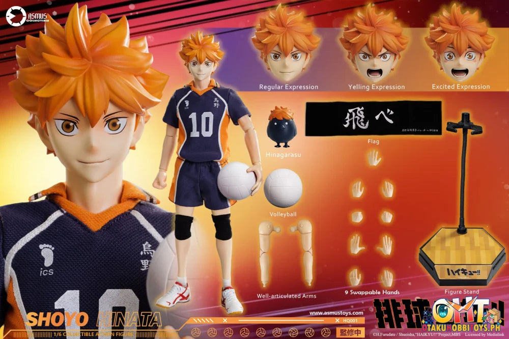 ASMUS TOYS 1/6 Haikyuu!! Shoyo Hinata Standard Version HQ01 Scale Figure