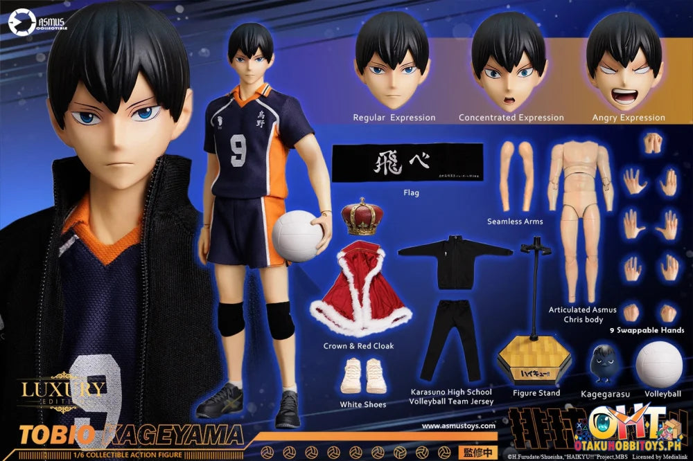 ASMUS TOYS 1/6 Haikyuu!! Tobio Kageyama LUXURY Edition HQ02LUX Scale Figure