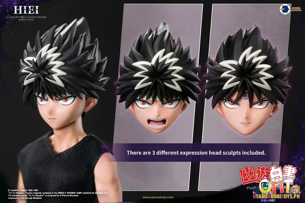 Asmus Toys Yu Hakusho 1/6 Hiei Luxury Edition Yuyu001Lux Articulated Figure