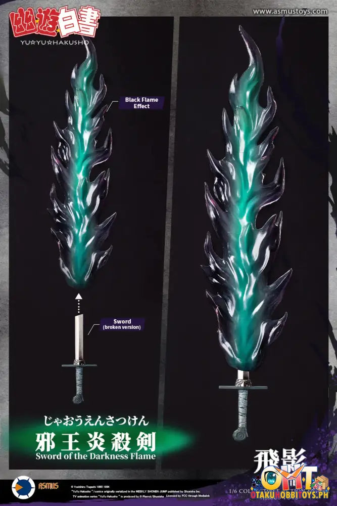 Asmus Toys Yu Hakusho 1/6 Hiei Luxury Edition Yuyu001Lux Articulated Figure