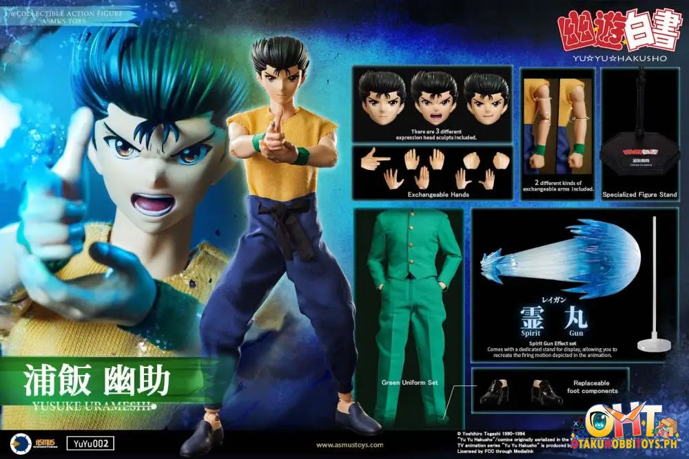 Asmus Toys Yu Hakusho 1/6 Yusuke Urameshi Regular Edition Yuyu002A Articulated Figure