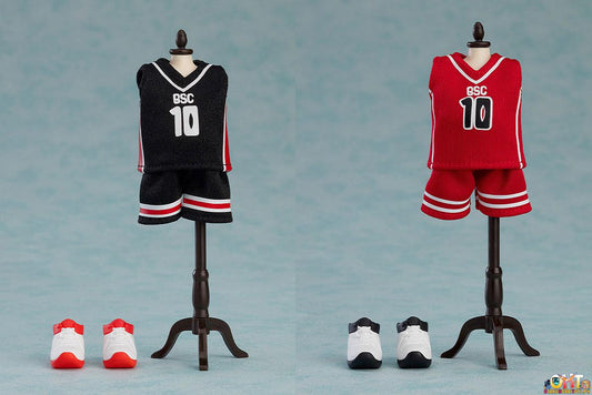 Nendoroid Doll Outfit Set: Basketball Uniform (Black/Red)