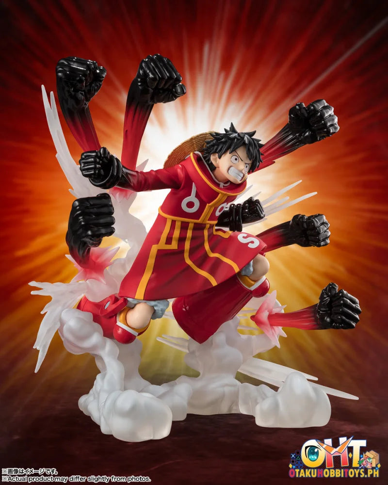 Bandai Figuartszero [Extra Battle] Monkey.d.luffy -Gum-Gum Hawk Gatling- Scale Figure