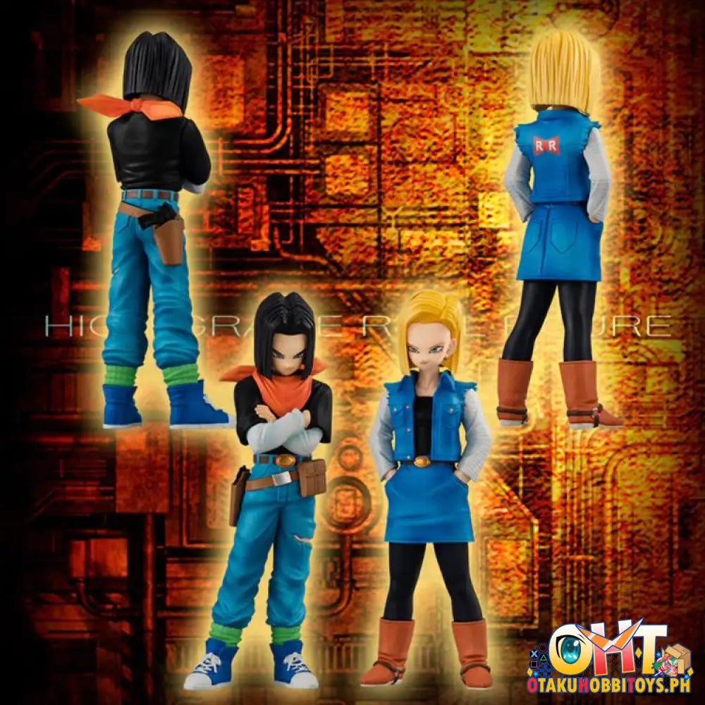 Bandai Hg Dragon Ball Z Androids Perfect Set [Set Of 10] Trading Figure