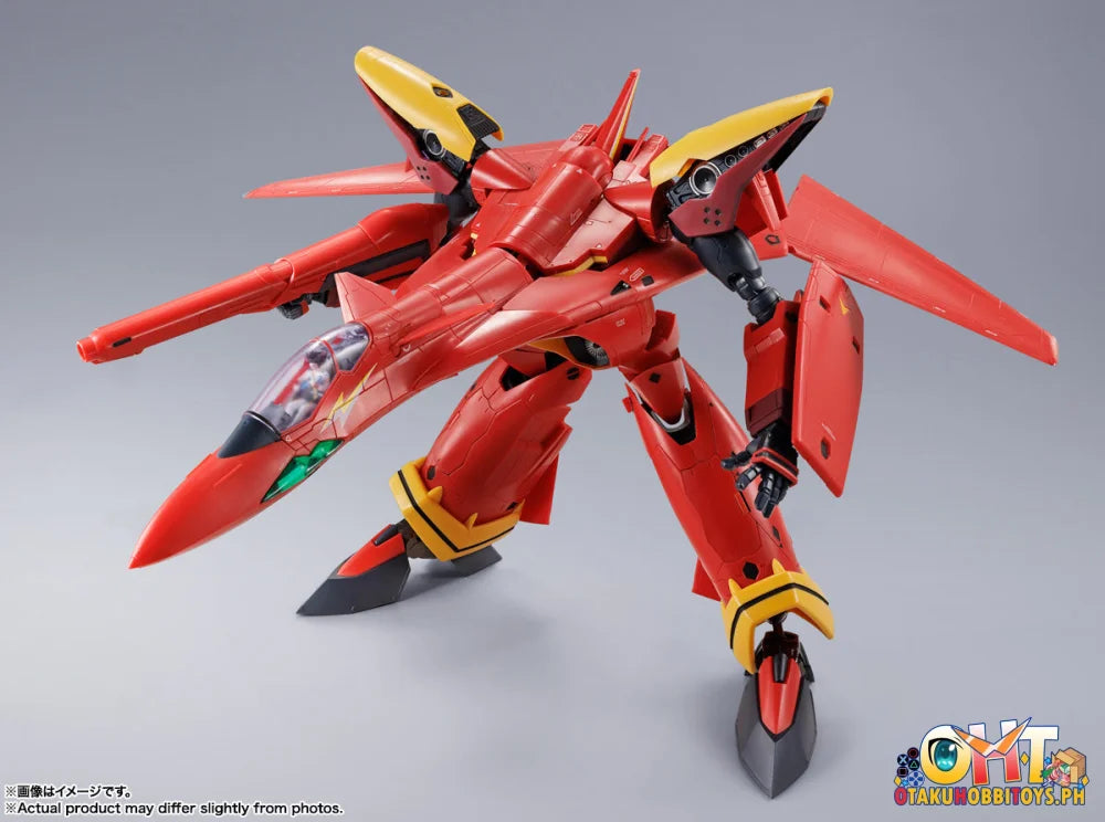 Bandai Macross Dx Chogokin Vf-19 Custom Fire Valkyrie Articulated Figure