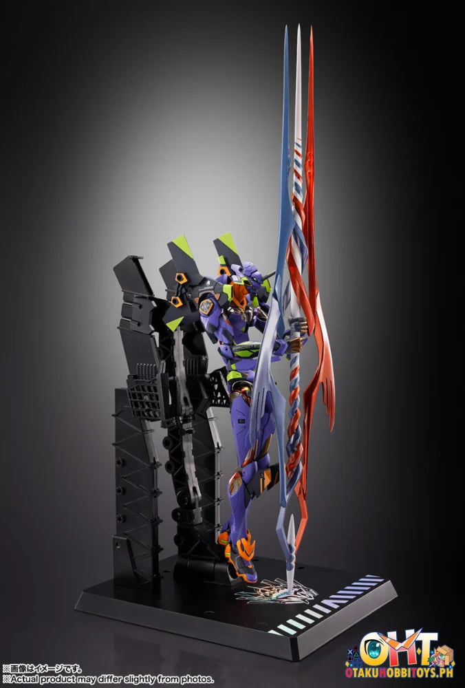 Bandai METAL BUILD EVANGELION TEST TYPE-01 30th with the spear of Gaius Articulated Figure