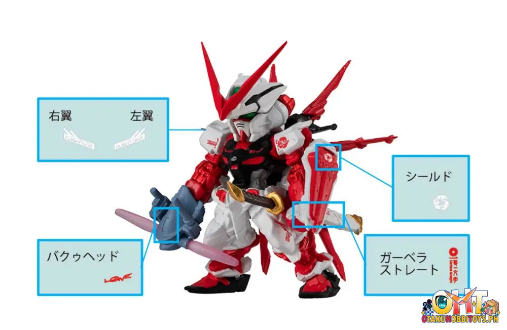 Bandai Mobile Suit Gundam Seed Fw Converge Core Astray Red & Blue Set W/O Gum