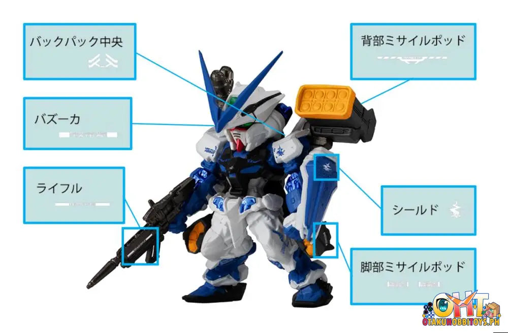 Bandai Mobile Suit Gundam Seed Fw Converge Core Astray Red & Blue Set W/O Gum