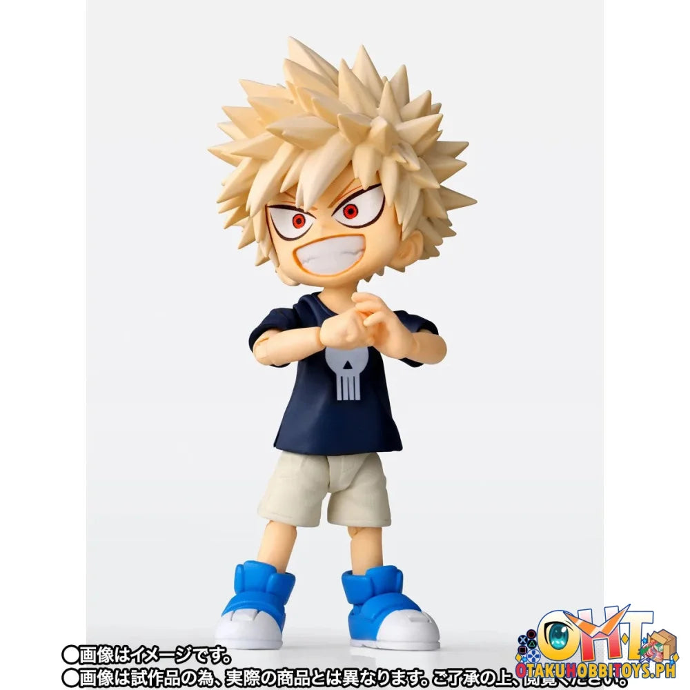 Bandai My Hero Academia S.H.Figuarts IZUKU MIDORIYA & KATSUKI BAKUGO-Childhood set- - Articulated Figure