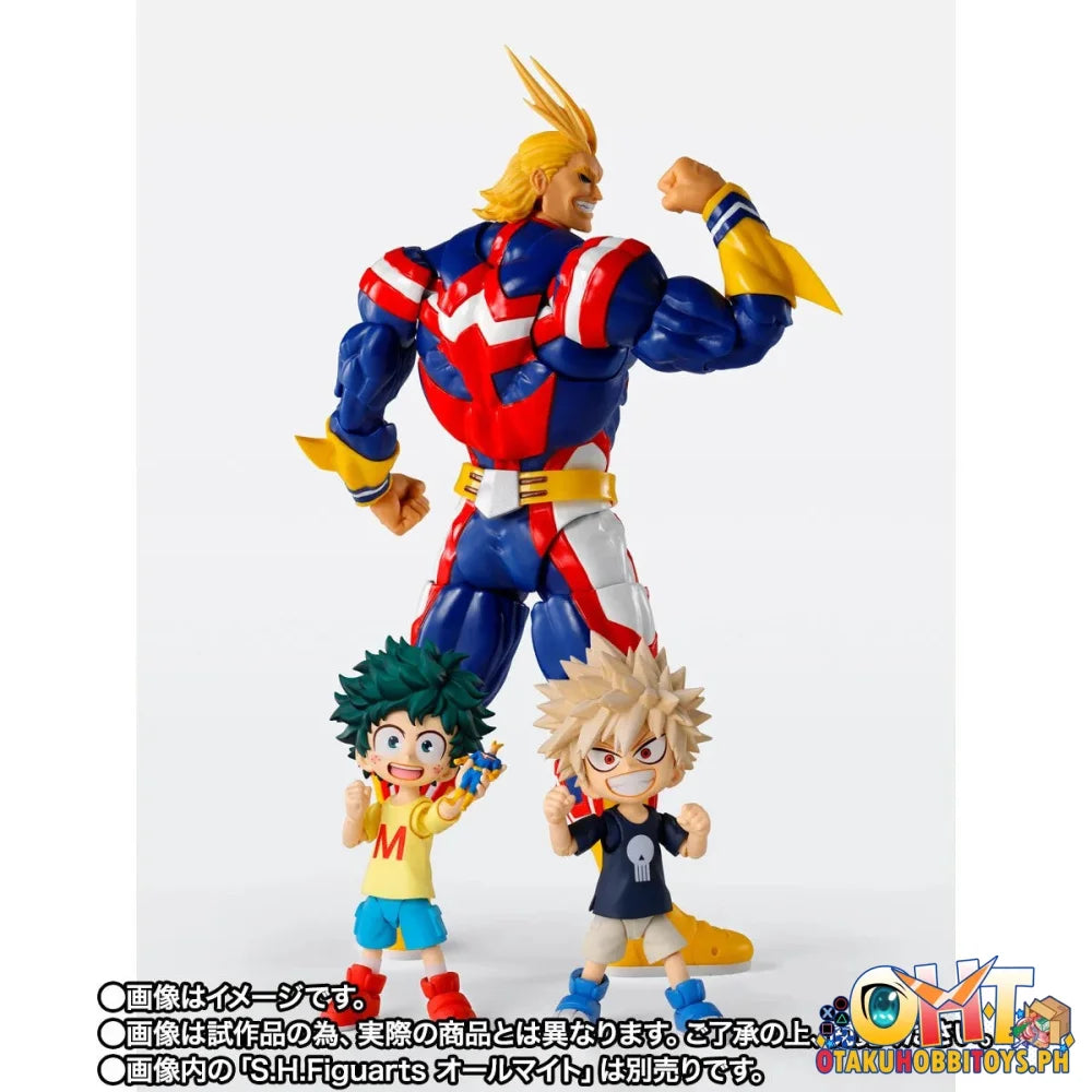 Bandai My Hero Academia S.H.Figuarts IZUKU MIDORIYA & KATSUKI BAKUGO-Childhood set- - Articulated Figure