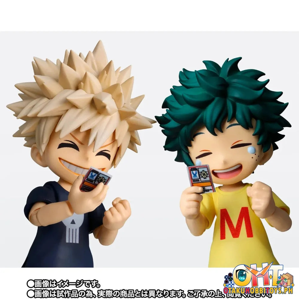 Bandai My Hero Academia S.H.Figuarts IZUKU MIDORIYA & KATSUKI BAKUGO-Childhood set- - Articulated Figure