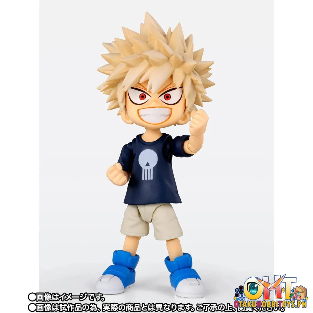 Bandai My Hero Academia S.H.Figuarts IZUKU MIDORIYA & KATSUKI BAKUGO-Childhood set- - Articulated Figure